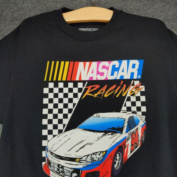NASCAR Racing T Shirt Mens Size M Black #94 Race Car Graphic - Picture 7 of 12